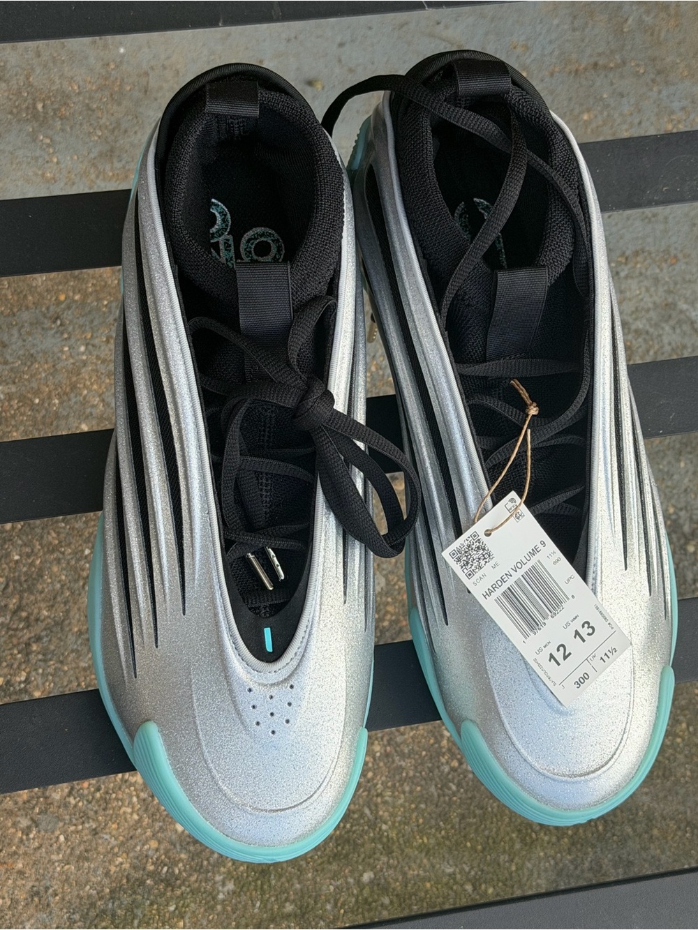 adidas Harden Volume 9 Silver / Black